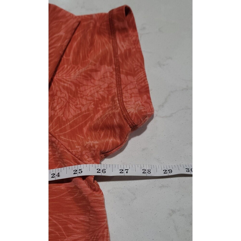 Tommy Bahama Palmetto Beach Tropical Aloha Hawaiian Golf Polo Orange 2XL NWOT - Picture 13 of 14